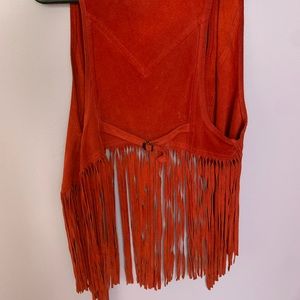 Vintage Boho/Western Suede Vest